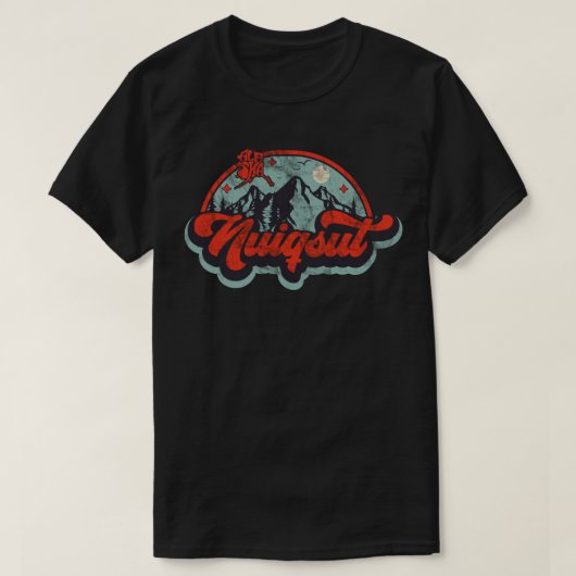 ヌイークスット, アラスカ Tシャツ (デザイン正面)