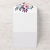 ヌエストラスペインのボダフローレスモラドイ結婚ローザ オールインワン招待状 (外側)