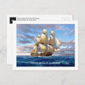 ヌエストラセニョラデラスメルセデスフリゲートポストカード ポストカード (正面/裏面)