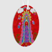 ヌエストラセニョラドゥグアダルーペレッド オーナメント (正面)