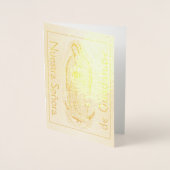 ヌエストラセノラデグアダルーペゴールドフォイルカード 箔カード (正面)