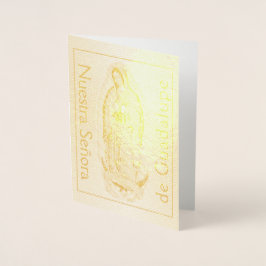 ヌエストラセノラデグアダルーペゴールドフォイルカード 箔カード