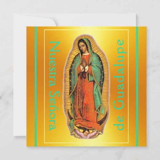 ヌエストラセノラドゥグアダルーペスクエアフラットカード (正面)