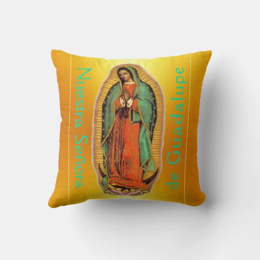 ヌエストラセノラドゥグアダルーペ装飾用クッション クッション (裏面)