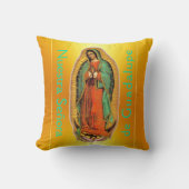 ヌエストラセノラドゥグアダルーペ装飾用クッション クッション (正面)