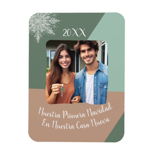 ヌエストラプリメラナビダエンヌエストラカーサヌエバ マグネット (縦)