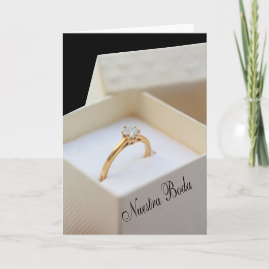 ヌエストラボダスペインの結婚式招待状 招待状 (正面)