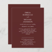 ヌエストラボダモダンタイポグラフィ多くの色の招待状 (正面/裏面)