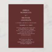 ヌエストラボダモダンタイポグラフィ多くの色の招待状 (裏面)