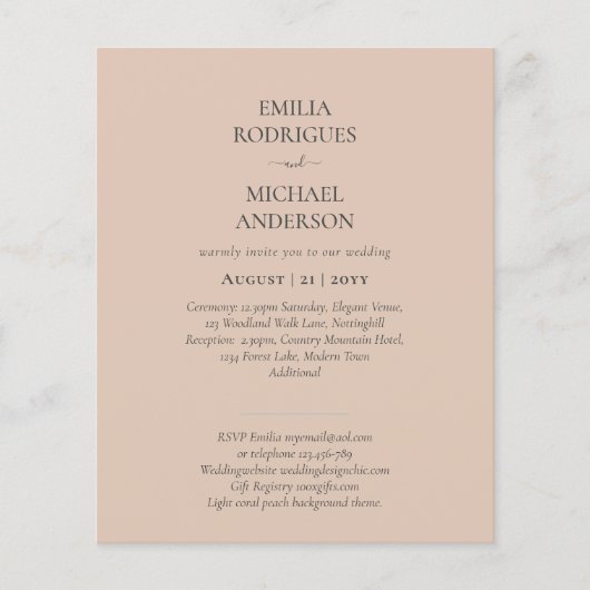 ヌエストラボダモダンタイポグラフィ多くの色の招待状 チラシ (正面)