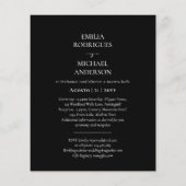 ヌエストラボダモダンタイポグラフィ多くの色の招待状 チラシ (裏面)