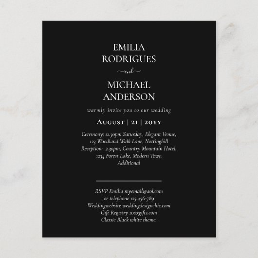 ヌエストラボダモダンタイポグラフィ多くの色の招待状 チラシ (正面)