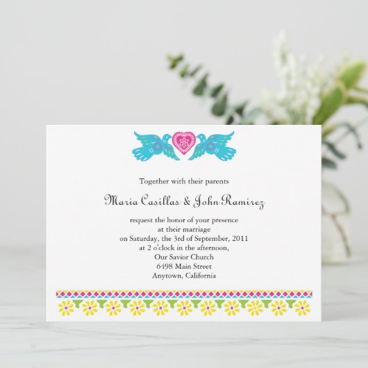 ヌエストラボダラブバーズバナー招待状 招待状 (スタンド正面)