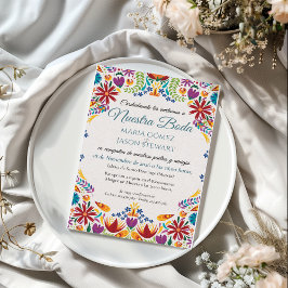 ヌエストラ・ボーダ フラワーズ ボタニカル スペイン 結婚式 招待状