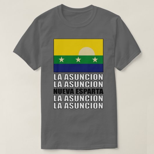 ヌエバ・エスパルタ国旗 Tシャツ (デザイン正面)
