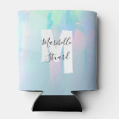 ヌエーカー沿岸の熱帯エレガントビーチモノグラム缶 缶クーラー (裏面)