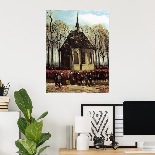 ヌエ離れネンの教会 ポスター (ホームオフィス)