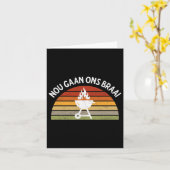 ヌガアンオンズブライ南アフリカBbq愛好家グリリ カード (黄色い花)