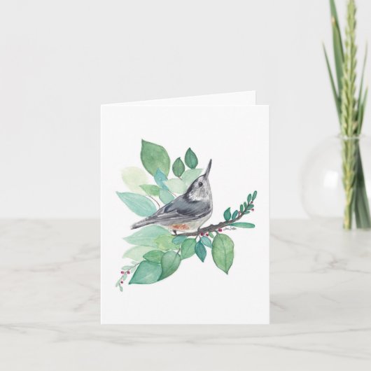 ヌサッチエレガントウォーターカラーノートカード ノートカード (正面)