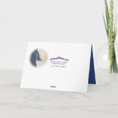 ヌサッチ鳥悔やみや弔慰カスタマイズ-任意の大事な行事 カード (裏面)