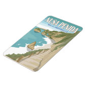 ヌサペニダビーチバリインドネシアヴィンテージ マグネット (左側)