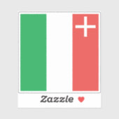 ヌシャテル州カントン国旗 シール (シート)