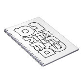 ヌスガドールハヤシャム – ヘブライ語ドライデルハヌカー(ユダヤ教の祭り) ノートブック (右側)