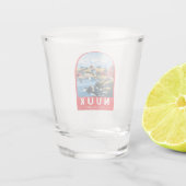 ヌックグリーンランドトラベルアートヴィンテージ ショットグラス (裏面)