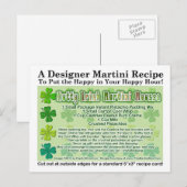 ヌティアイリッシュマルティニムースレシピハガキ ポストカード (正面/裏面)