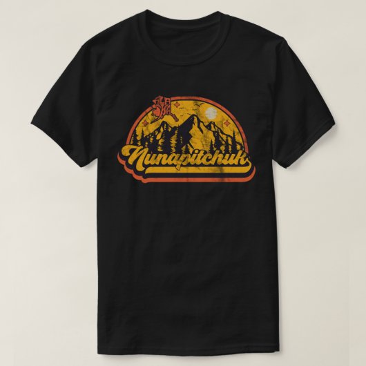 ヌナピチュク, アラスカ州 Tシャツ (デザイン正面)