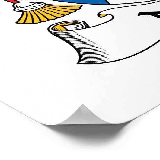 ヌネス家紋 ポスター (角)