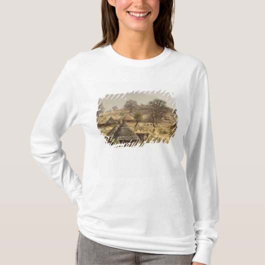 ヌバ山脈 ヌゲラ村 Tシャツ (正面)
