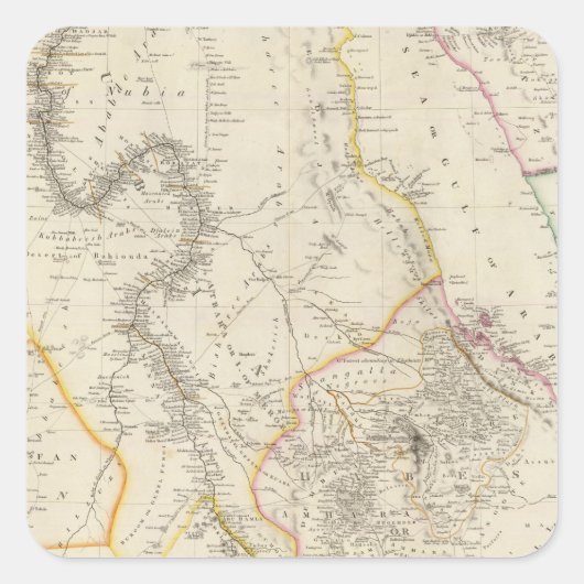 ヌビアとアビシニア スクエアシール (正面)