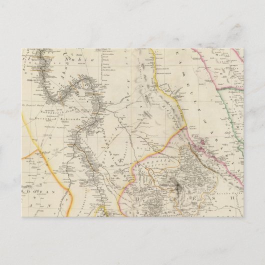 ヌビアとアビシニア ポストカード (正面)