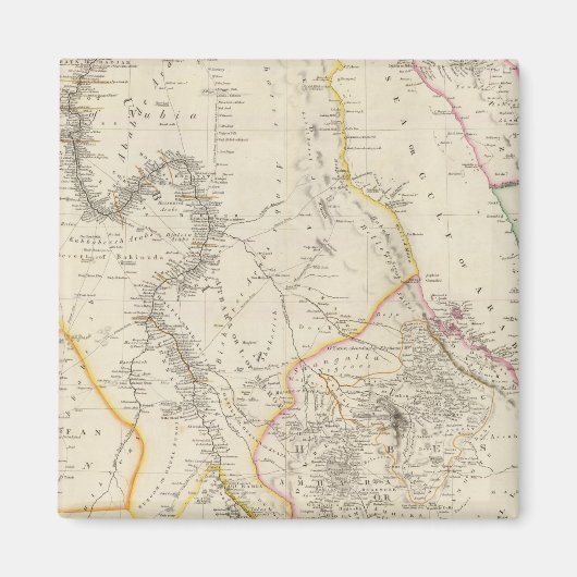 ヌビアとアビシニア マグネット (正面)