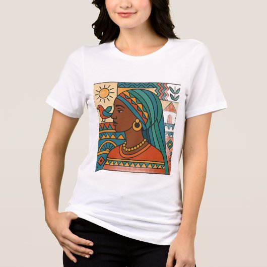 ヌビアのシャツ トライブレンドTシャツ (正面)