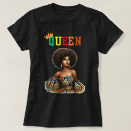 ヌビアの女王: クラシックな女性用Tシャツ Tシャツ