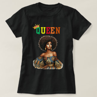 ヌビアの女王: クラシックな女性用Tシャツ Tシャツ