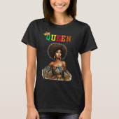 ヌビアの女王: クラシックな女性用Tシャツ Tシャツ (正面)