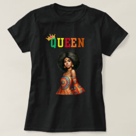ヌビアの女王: ビューティー 女性用Tシャツ Tシャツ