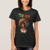 ヌビアの女王: フロ・ショ・ウィメンズTシャツ Tシャツ (正面)
