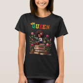 ヌビアの女王:歴史の女性Tシャツ Tシャツ (正面)