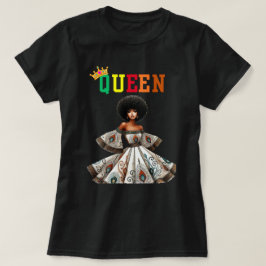 ヌビアの女王: Flyness 女性用Tシャツ Tシャツ