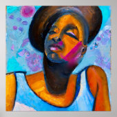 ヌビアプリンセス強力な黒人女性 ポスター (正面)