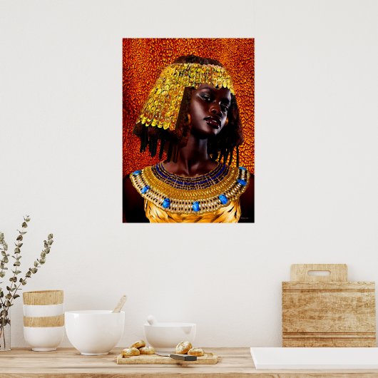 「ヌビアンクイーンズの陛下を受け入れる」 ポスター (キッチン)