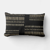 ヌビアンジオメトリッククバクロスプリント ランバークッション (正面)