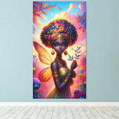 ヌビアンフェアリー キャンバスプリント (インサイチュ (ウッドフロア))