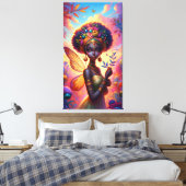 ヌビアンフェアリー キャンバスプリント (インサイチュ (寝室))