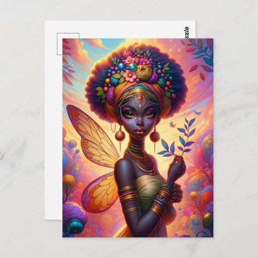 ヌビアンフェアリー ポストカード (正面/裏面)