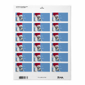 ヌビアンヤギSanta Goatクリスマスギフトラベル ラベル (フルシート)